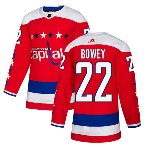 Adidas Capitals #22 Madison Bowey Red Alternate Authentic Stitched NHL Jersey Adidas Capitals #22 Madison Bowey Red Alternate Authentic Stitched NHL Jersey