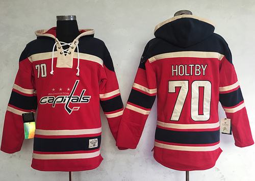 Capitals #70 Braden Holtby Red Sawyer Hooded Sweatshirt Stitched NHL Jersey Capitals #70 Braden Holtby Red Sawyer Hooded Sweatshirt Stitched NHL Jersey