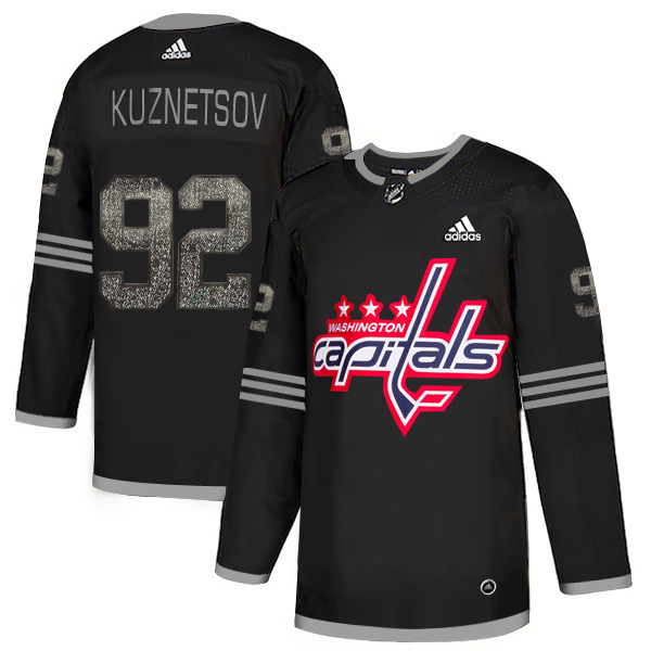 Adidas Capitals #92 Evgeny Kuznetsov Black Authentic Classic Stitched NHL Jersey Adidas Capitals #92 Evgeny Kuznetsov Black Authentic Classic Stitched NHL Jersey