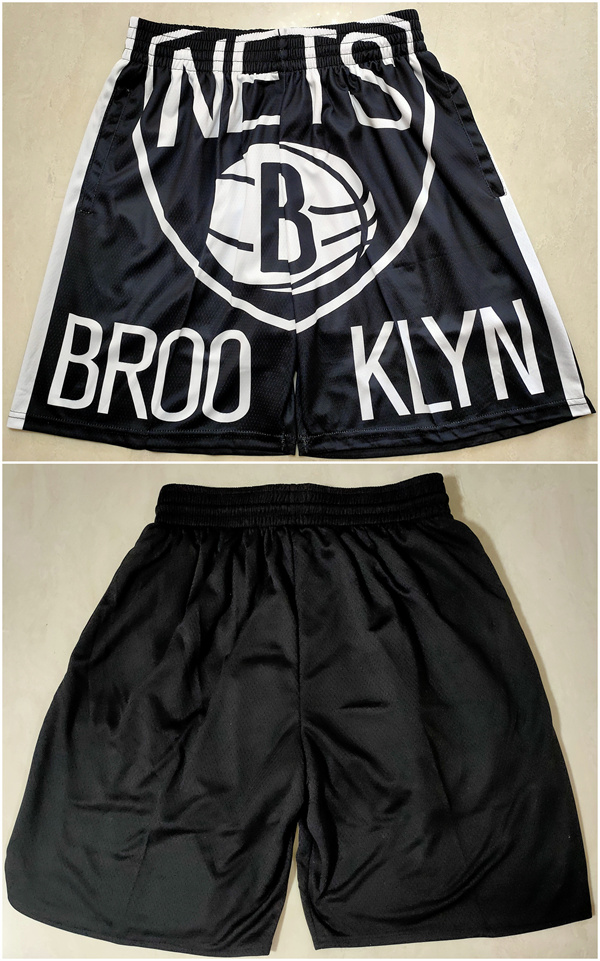 Men's Brooklyn Nets Black Mitchell&Ness Shorts (Run Small) Men's Brooklyn Nets Black Mitchell&Ness Shorts (Run Small)