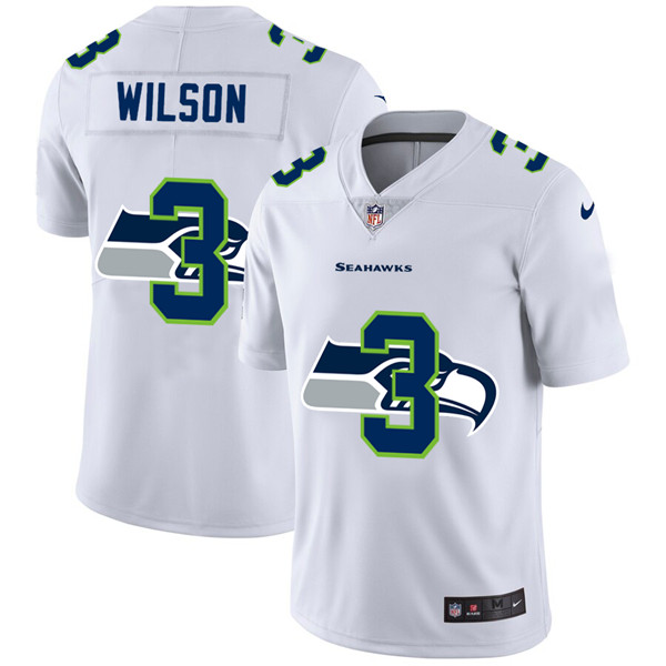 Men's Seattle Seahawks #3 Russell Wilson White NFL Stitched Jersey Men's Seattle Seahawks #3 Russell Wilson White NFL Stitched Jersey