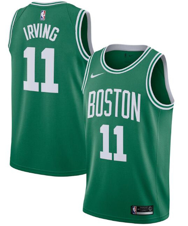 Men's Boston Celtics #11 Kyrie Irving Green NBA Icon Edition Swingman Stitched Jersey Men's Boston Celtics #11 Kyrie Irving Green NBA Icon Edition Swingman Stitched Jersey