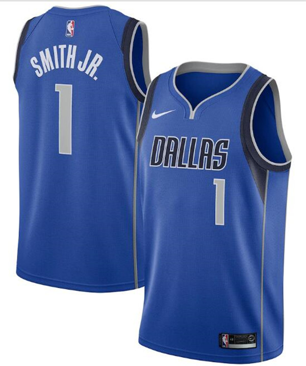 Men's Dallas Mavericks #1 Dennis Smith Jr. Royal NBA Icon Edition Swingman Stitched Jersey Men's Dallas Mavericks #1 Dennis Smith Jr. Royal NBA Icon Edition Swingman Stitched Jersey