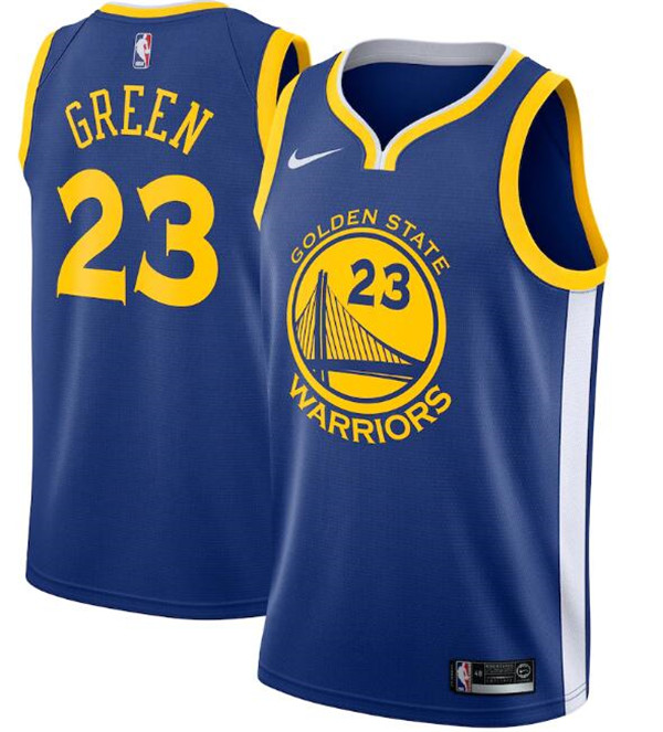 Men's Golden State Warriors #23 Draymond Green Royal NBA Icon Edition Swingman Stitched Jersey Men's Golden State Warriors #23 Draymond Green Royal NBA Icon Edition Swingman Stitched Jersey