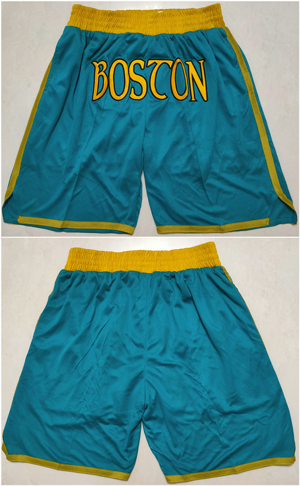 Men's Boston Celtics Teal Shorts (Run Small) Men's Boston Celtics Teal Shorts (Run Small)