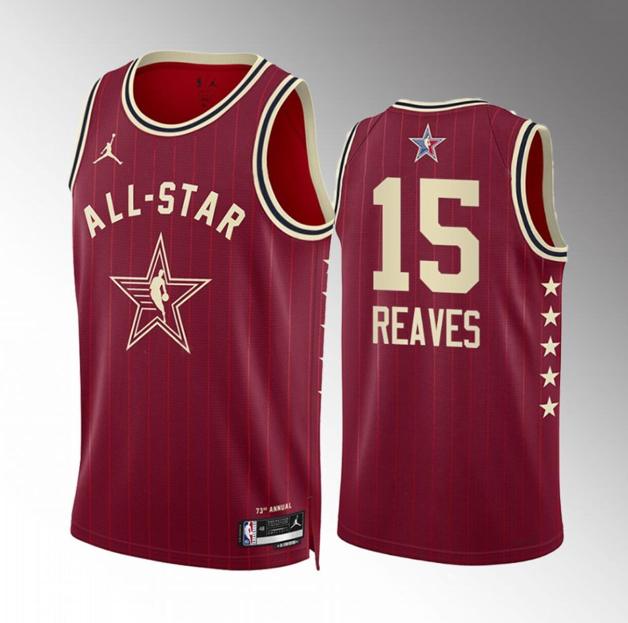Men's 2024 All-Star #15 Austin Reaves Crimson Stitched Basketball Jersey Men's 2024 All-Star #15 Austin Reaves Crimson Stitched Basketball Jersey