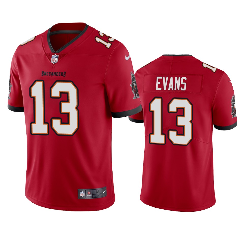 Men's Tampa Bay Buccaneers #13 Mike Evans 2020 Red Vapor Untouchable Limited Stitched NFL Jersey Men's Tampa Bay Buccaneers #13 Mike Evans 2020 Red Vapor Untouchable Limited Stitched NFL Jersey