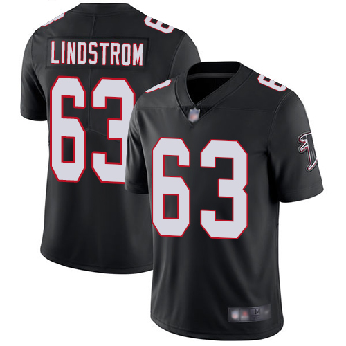 Nike Falcons #63 Chris Lindstrom Black Alternate Men's Stitched NFL Vapor Untouchable Limited Jersey Nike Falcons #63 Chris Lindstrom Black Alternate Men's Stitched NFL Vapor Untouchable Limited Jersey