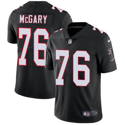 Nike Falcons #76 Kaleb McGary Black Alternate Men's Stitched NFL Vapor Untouchable Limited Jersey Nike Falcons #76 Kaleb McGary Black Alternate Men's Stitched NFL Vapor Untouchable Limited Jersey