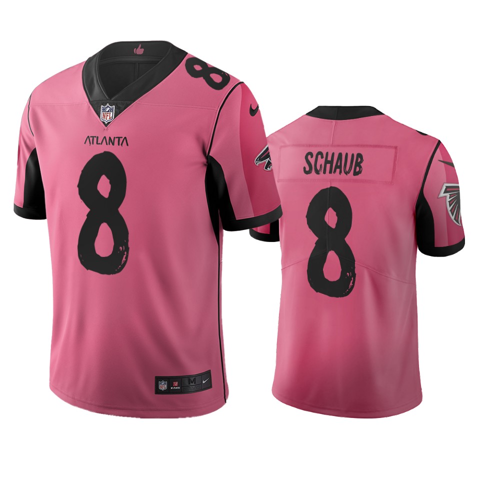 Atlanta Falcons #8 Matt Schaub Pink Vapor Limited City Edition NFL Jersey Atlanta Falcons #8 Matt Schaub Pink Vapor Limited City Edition NFL Jersey