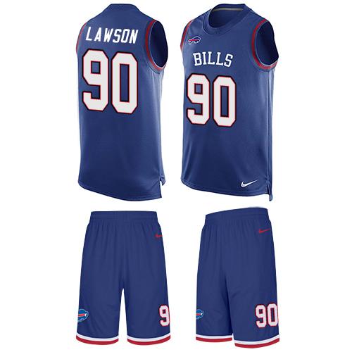 Nike Bills #90 Shaq Lawson Royal Blue Team Color Men's Stitched NFL Limited Tank Top Suit Jersey Nike Bills #90 Shaq Lawson Royal Blue Team Color Men's Stitched NFL Limited Tank Top Suit Jersey