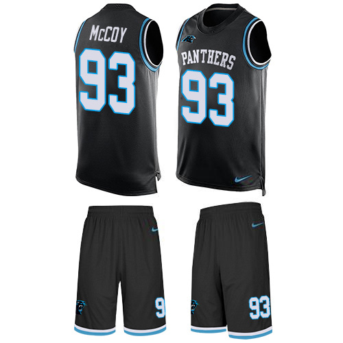 Nike Panthers #93 Gerald McCoy Black Team Color Men's Stitched NFL Limited Tank Top Suit Jersey Nike Panthers #93 Gerald McCoy Black Team Color Men's Stitched NFL Limited Tank Top Suit Jersey