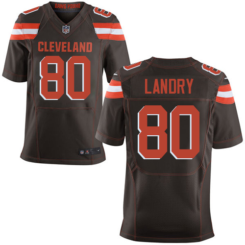 Nike Browns #80 Jarvis Landry Brown Team Color Men's Stitched NFL Elite Jersey Nike Browns #80 Jarvis Landry Brown Team Color Men's Stitched NFL Elite Jersey