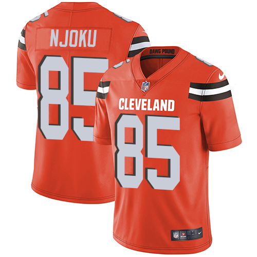 Nike Browns #85 David Njoku Orange Alternate Men's Stitched NFL Vapor Untouchable Limited Jersey Nike Browns #85 David Njoku Orange Alternate Men's Stitched NFL Vapor Untouchable Limited Jersey