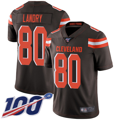 Nike Browns #80 Jarvis Landry Brown Team Color Men's Stitched NFL 100th Season Vapor Limited Jersey Nike Browns #80 Jarvis Landry Brown Team Color Men's Stitched NFL 100th Season Vapor Limited Jersey