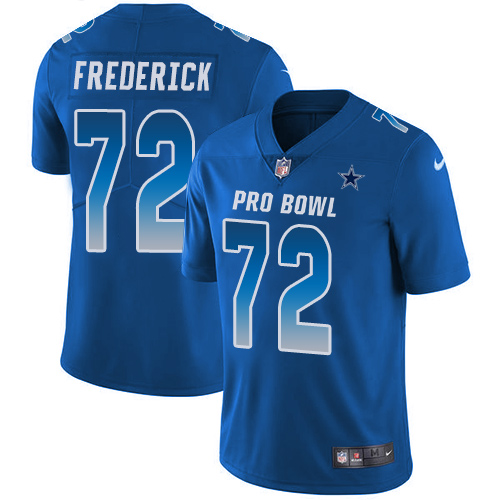 Nike Cowboys #72 Travis Frederick Royal Men's Stitched NFL Limited NFC 2018 Pro Bowl Jersey Nike Cowboys #72 Travis Frederick Royal Men's Stitched NFL Limited NFC 2018 Pro Bowl Jersey