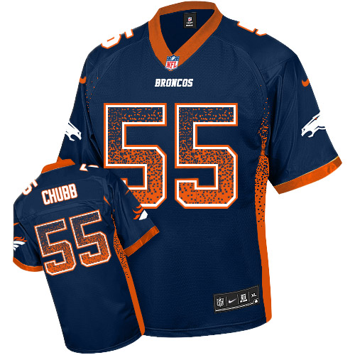Nike Broncos #55 Bradley Chubb Navy Blue Alternate Men's Stitched NFL Elite Drift Fashion Jersey Nike Broncos #55 Bradley Chubb Navy Blue Alternate Men's Stitched NFL Elite Drift Fashion Jersey