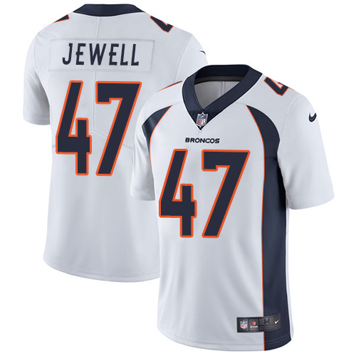 Nike Broncos #47 Josey Jewell White Men's Stitched NFL Vapor Untouchable Limited Jersey Nike Broncos #47 Josey Jewell White Men's Stitched NFL Vapor Untouchable Limited Jersey
