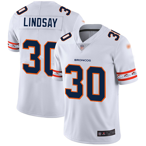 Nike Broncos #30 Phillip Lindsay White Men's Stitched NFL Limited Team Logo Fashion Jersey Nike Broncos #30 Phillip Lindsay White Men's Stitched NFL Limited Team Logo Fashion Jersey