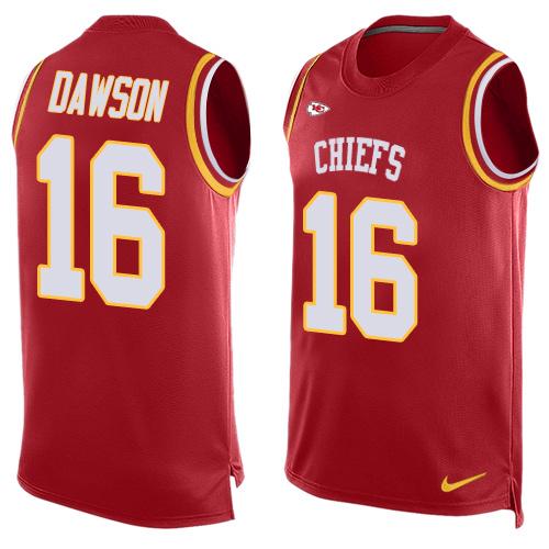 Nike Chiefs #16 Len Dawson Red Team Color Men's Stitched NFL Limited Tank Top Jersey Nike Chiefs #16 Len Dawson Red Team Color Men's Stitched NFL Limited Tank Top Jersey