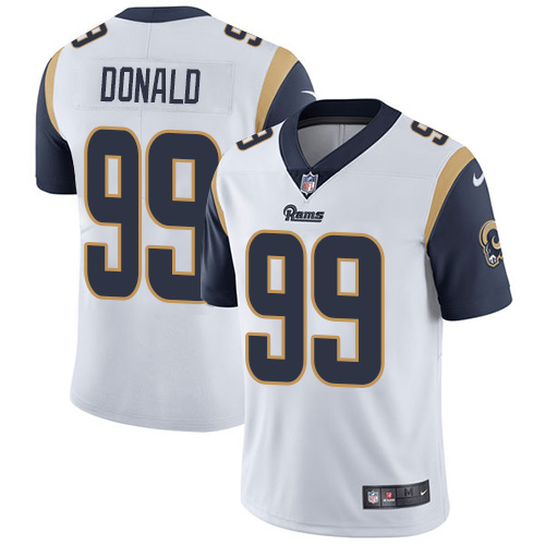 Nike Rams #99 Aaron Donald White Men's Stitched NFL Vapor Untouchable Limited Jersey Nike Rams #99 Aaron Donald White Men's Stitched NFL Vapor Untouchable Limited Jersey
