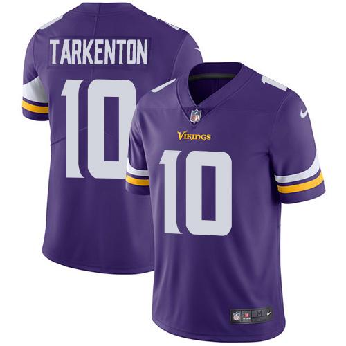 Nike Vikings #10 Fran Tarkenton Purple Team Color Men's Stitched NFL Vapor Untouchable Limited Jersey Nike Vikings #10 Fran Tarkenton Purple Team Color Men's Stitched NFL Vapor Untouchable Limited Jersey