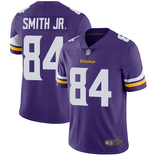 Nike Vikings #84 Irv Smith Jr. Purple Team Color Men's Stitched NFL Vapor Untouchable Limited Jersey Nike Vikings #84 Irv Smith Jr. Purple Team Color Men's Stitched NFL Vapor Untouchable Limited Jersey
