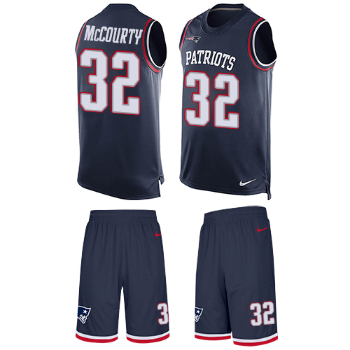Nike Patriots #32 Devin McCourty Navy Blue Team Color Men's Stitched NFL Limited Tank Top Suit Jersey Nike Patriots #32 Devin McCourty Navy Blue Team Color Men's Stitched NFL Limited Tank Top Suit Jersey