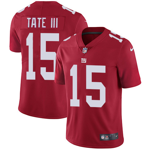 Nike Giants #15 Golden Tate Red Alternate Men's Stitched NFL Vapor Untouchable Limited Jersey Nike Giants #15 Golden Tate Red Alternate Men's Stitched NFL Vapor Untouchable Limited Jersey