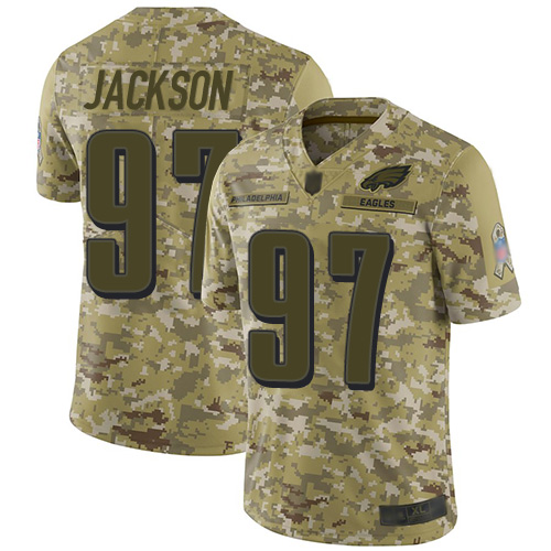 Nike Eagles #97 Malik Jackson Camo Men's Stitched NFL Limited 2018 Salute To Service Jersey Nike Eagles #97 Malik Jackson Camo Men's Stitched NFL Limited 2018 Salute To Service Jersey