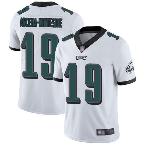 Nike Eagles #19 JJ Arcega-Whiteside White Men's Stitched NFL Vapor Untouchable Limited Jersey Nike Eagles #19 JJ Arcega-Whiteside White Men's Stitched NFL Vapor Untouchable Limited Jersey