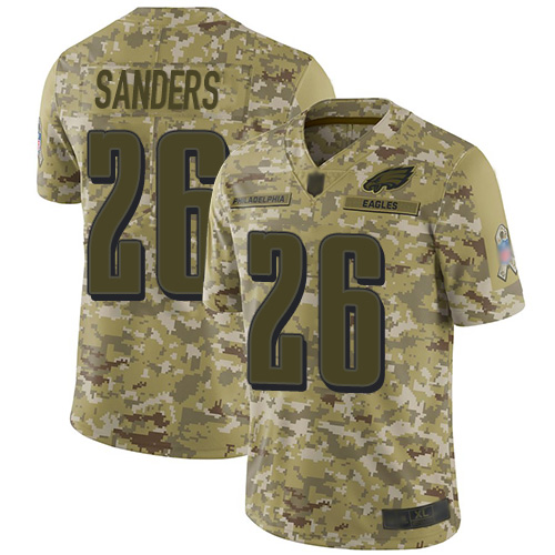 Nike Eagles #26 Miles Sanders Camo Men's Stitched NFL Limited 2018 Salute To Service Jersey Nike Eagles #26 Miles Sanders Camo Men's Stitched NFL Limited 2018 Salute To Service Jersey