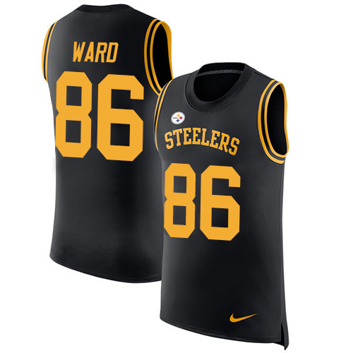 Nike Steelers #86 Hines Ward Black Team Color Men's Stitched NFL Limited Rush Tank Top Jersey Nike Steelers #86 Hines Ward Black Team Color Men's Stitched NFL Limited Rush Tank Top Jersey
