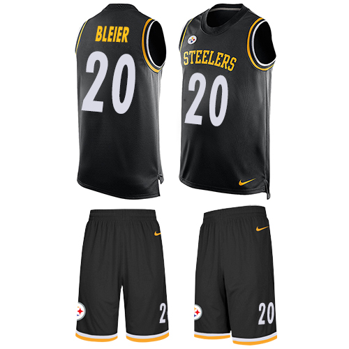 Nike Steelers #20 Rocky Bleier Black Team Color Men's Stitched NFL Limited Tank Top Suit Jersey Nike Steelers #20 Rocky Bleier Black Team Color Men's Stitched NFL Limited Tank Top Suit Jersey