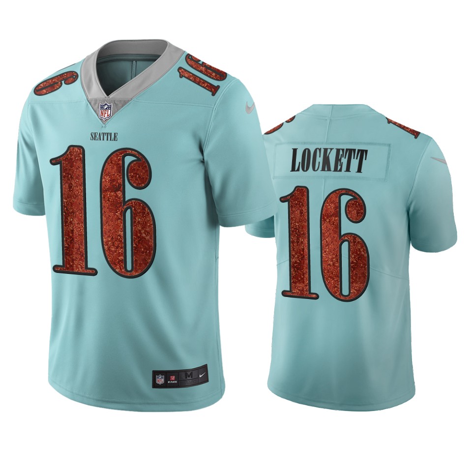 Seattle Seahawks #16 Tyler Lockett Light Blue Vapor Limited City Edition NFL Jersey Seattle Seahawks #16 Tyler Lockett Light Blue Vapor Limited City Edition NFL Jersey