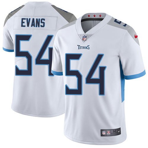Nike Titans #54 Rashaan Evans White Men's Stitched NFL Vapor Untouchable Limited Jersey Nike Titans #54 Rashaan Evans White Men's Stitched NFL Vapor Untouchable Limited Jersey