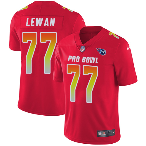 Nike Titans #77 Taylor Lewan Red Men's Stitched NFL Limited AFC 2019 Pro Bowl Jersey Nike Titans #77 Taylor Lewan Red Men's Stitched NFL Limited AFC 2019 Pro Bowl Jersey