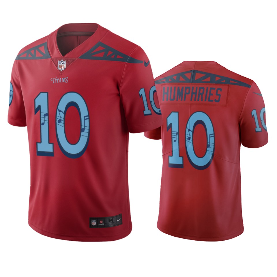 Tennessee Titans #10 Adam Humphries Red Vapor Limited City Edition NFL Jersey Tennessee Titans #10 Adam Humphries Red Vapor Limited City Edition NFL Jersey