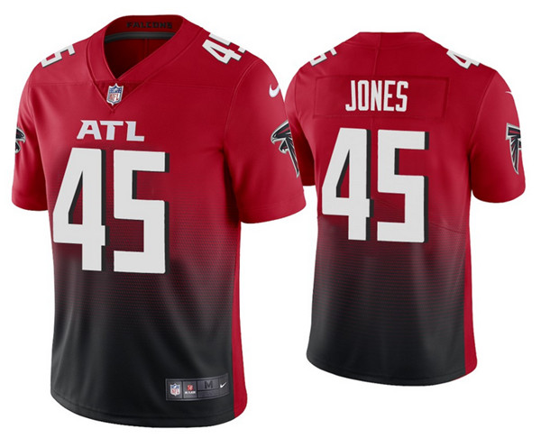Men's Atlanta Falcons #45 Deion Jones 2020 Red Vapor Untouchable Limited Stitched NFL Jersey Men's Atlanta Falcons #45 Deion Jones 2020 Red Vapor Untouchable Limited Stitched NFL Jersey