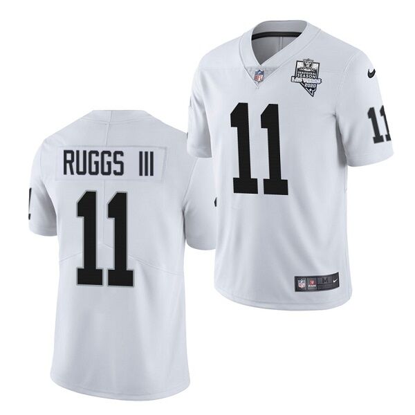 Men's Las Vegas Raiders #11 Henry Ruggs III White NFL 2020 Inaugural Season Vapor Limited Stitched Jersey Men's Las Vegas Raiders #11 Henry Ruggs III White NFL 2020 Inaugural Season Vapor Limited Stitched Jersey