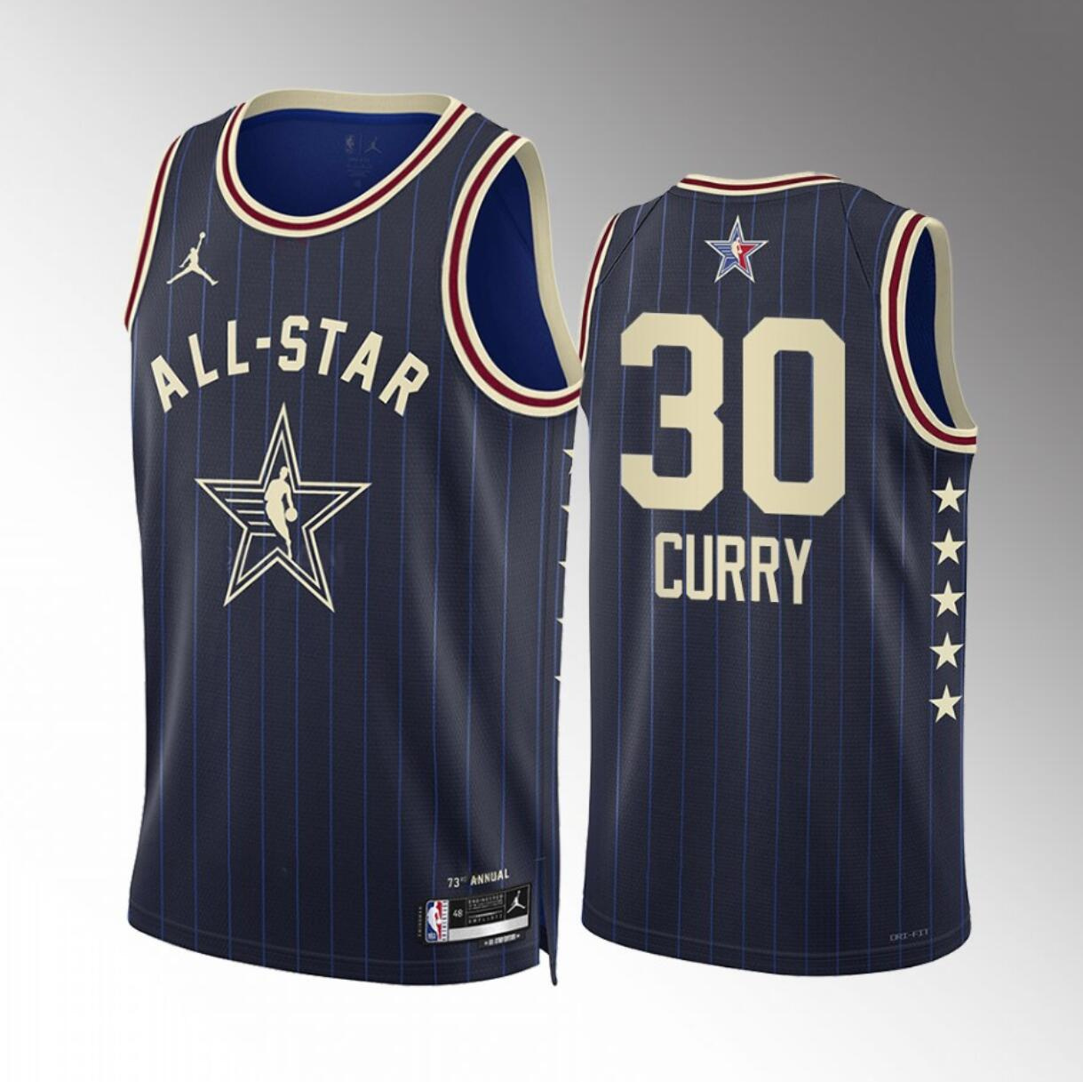 Men's 2024 All-Star #30 Stephen Curry Stitched Navy Basketball Jersey Men's 2024 All-Star #30 Stephen Curry Stitched Navy Basketball Jersey