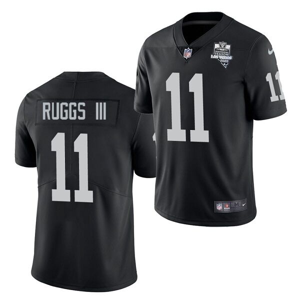 Men's Las Vegas Raiders #11 Henry Ruggs III Black NFL 2020 Inaugural Season Vapor Limited Stitched Jersey Men's Las Vegas Raiders #11 Henry Ruggs III Black NFL 2020 Inaugural Season Vapor Limited Stitched Jersey