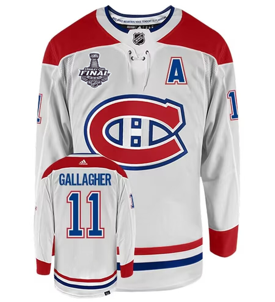 Men's Montreal Canadiens Customized White 2021 Stanley Cup Final Patch Stitched Jersey Men's Montreal Canadiens Customized White 2021 Stanley Cup Final Patch Stitched Jersey