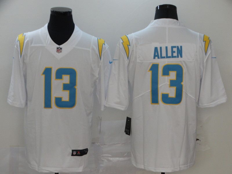 Men's Los Angeles Chargers #13 Keenan Allen 2020 White Vapor Untouchable Limited Stitched NFL Jersey Men's Los Angeles Chargers #13 Keenan Allen 2020 White Vapor Untouchable Limited Stitched NFL Jersey
