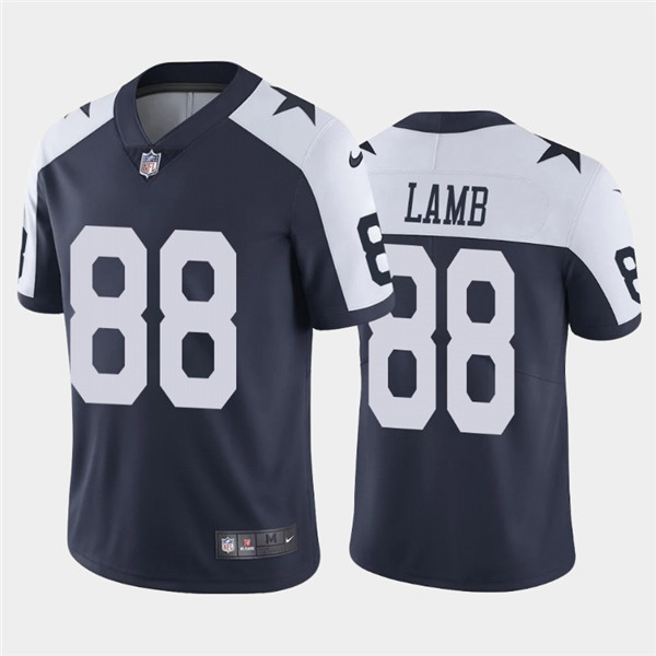 Men's Dallas Cowboys #88 CeeDee Lamb 2020 Navy Thanksgiving Vapor Untouchable Limited Stitched NFL Jersey Men's Dallas Cowboys #88 CeeDee Lamb 2020 Navy Thanksgiving Vapor Untouchable Limited Stitched NFL Jersey