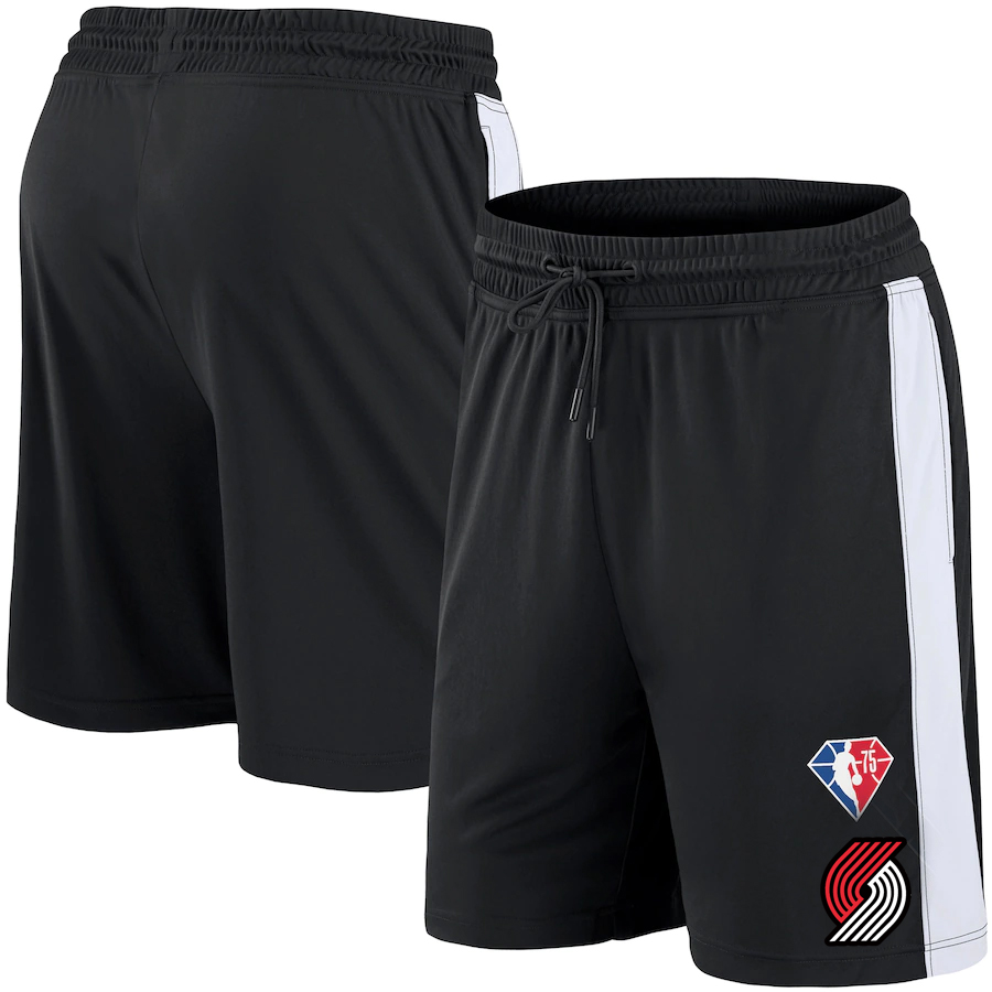 Men's Portland Trail Blazers Black Shorts Men's Portland Trail Blazers Black Shorts