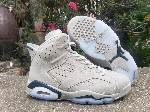 Men's Running Weapon Air Jordan 6 Grey Shoes 049 Men's Running Weapon Air Jordan 6 Grey Shoes 049