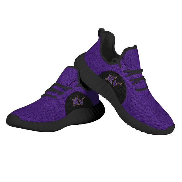 Men's Minnesota Vikings Mesh Knit Sneakers/Shoes 012 Men's Minnesota Vikings Mesh Knit Sneakers/Shoes 012