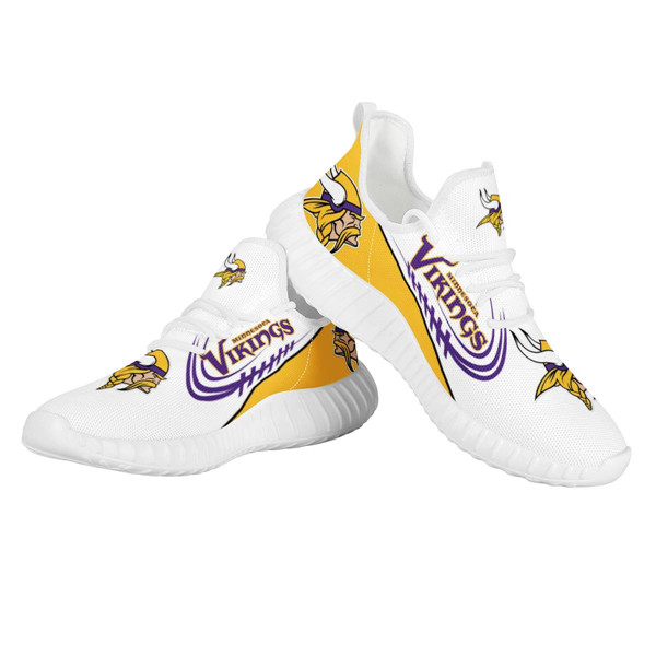 Women's Minnesota Vikings Mesh Knit Sneakers/Shoes 005 Women's Minnesota Vikings Mesh Knit Sneakers/Shoes 005