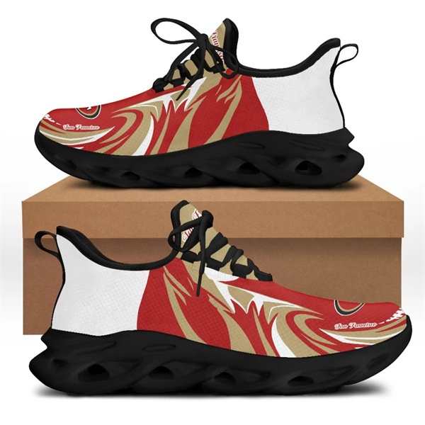 Women's San Francisco 49ers Flex Control Sneakers 0015 Women's San Francisco 49ers Flex Control Sneakers 0015